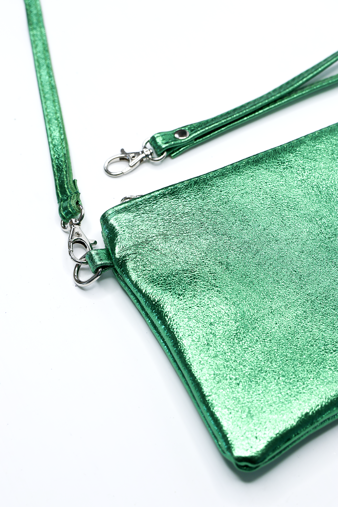 Metallic Powder Pink Clutch