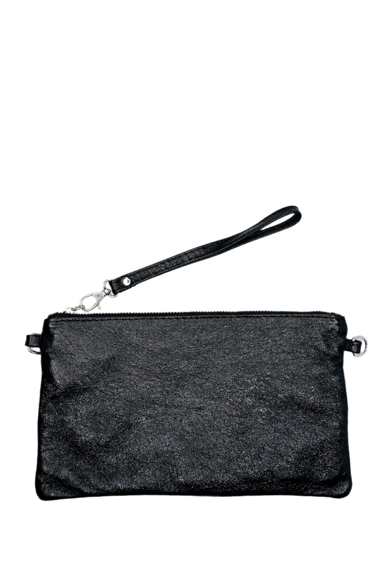 Metallic Black Clutch