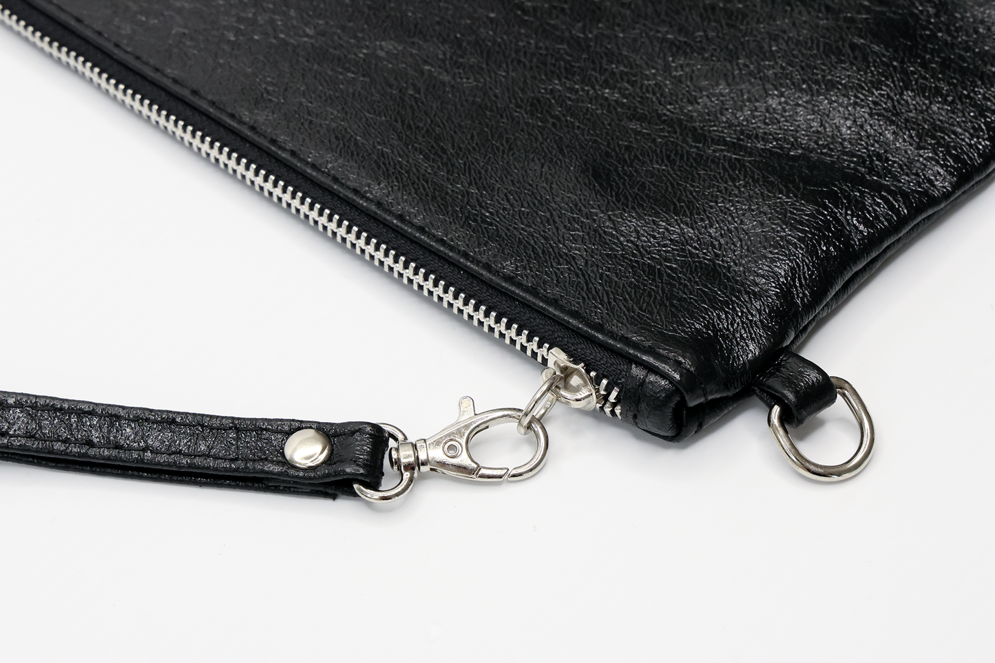 Metallic Black Clutch