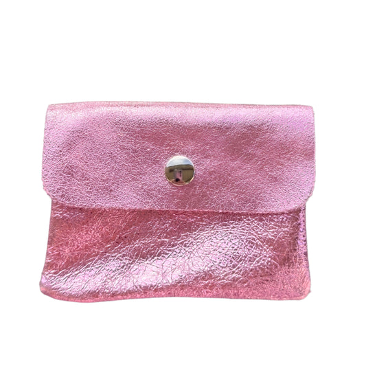 Pink Leather  Wallet