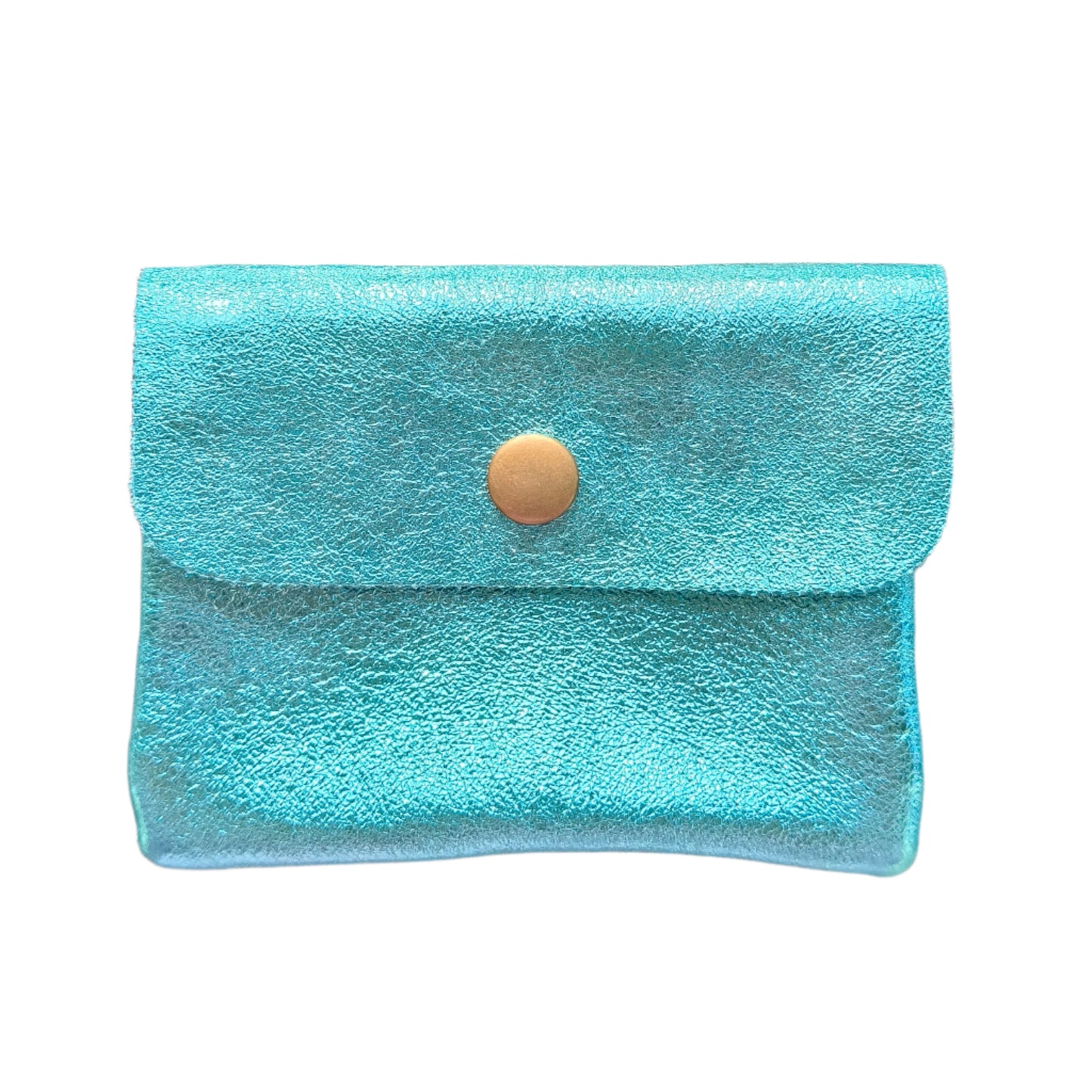 Baby Blue Leather  Wallet